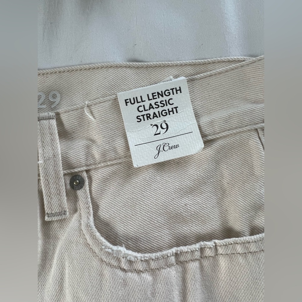 NWT JCrew Off White Jeans